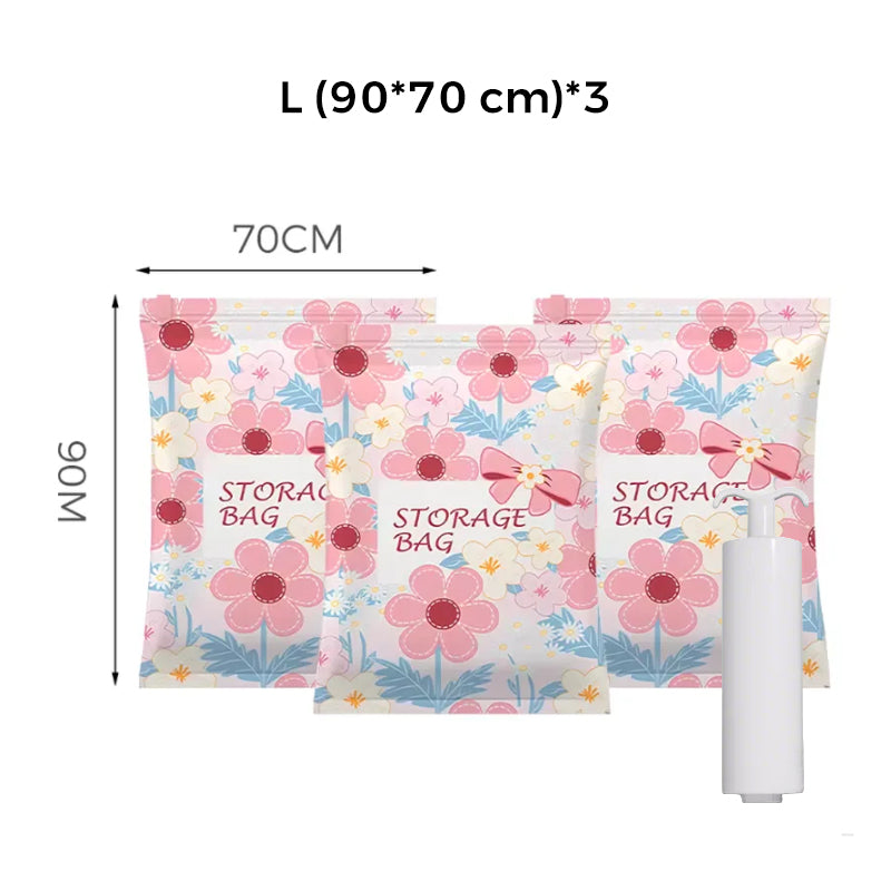 Platzsparende Aufbewahrungs-Vakuumbeutel