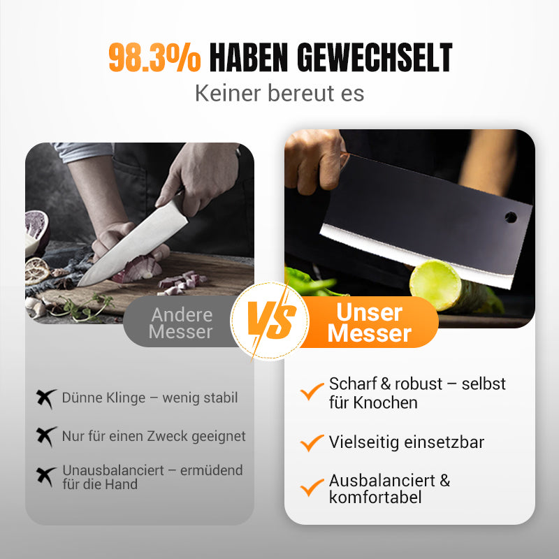 🔥Mehr Kaufen Mehr Sparen🔥Scharfes & langlebiges Küchenmesser
