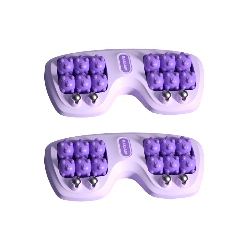 💜Tragbare Doppelfußmassagewalze💜