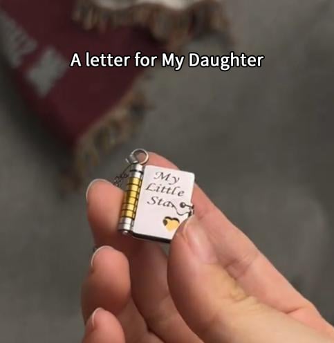 🔥🔥Mein kleines Sternchen-Buch-Halskette für meine Tochter, Geburtstagsgeschenk, Abschiedsgeschenk, Schmuck der Liebe