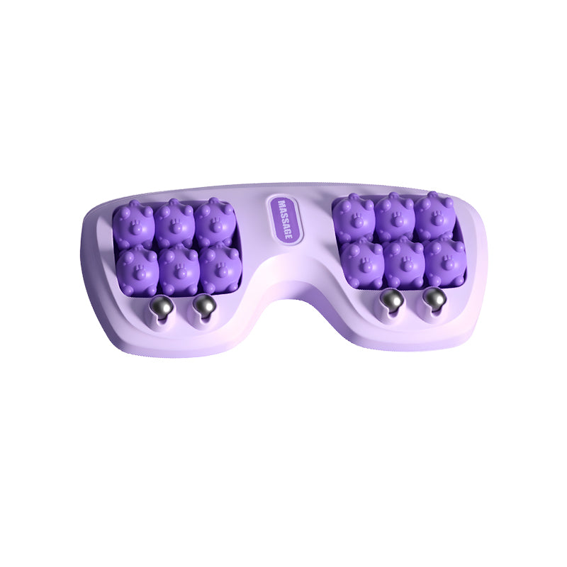 💜Tragbare Doppelfußmassagewalze💜