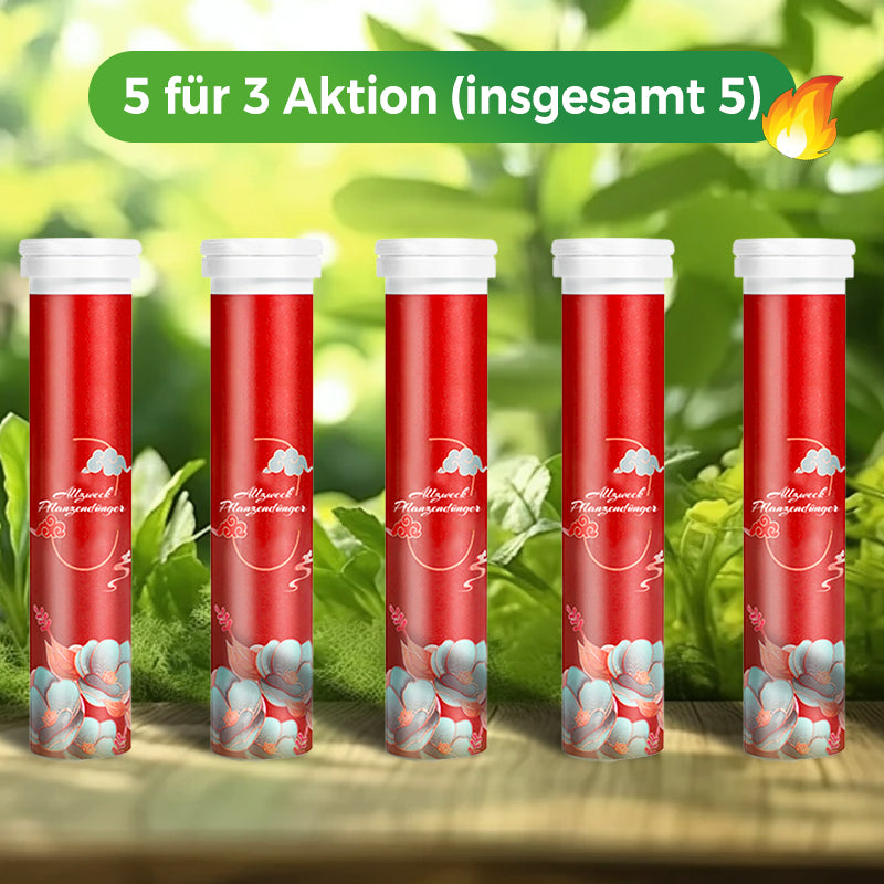🔥2025 Blumen glücklich machen – ganz ohne Aufwand!Bio-Dünger Tabletten | Langzeitwirkung für üppige Pflanzen | 50% Rabatt 🌱