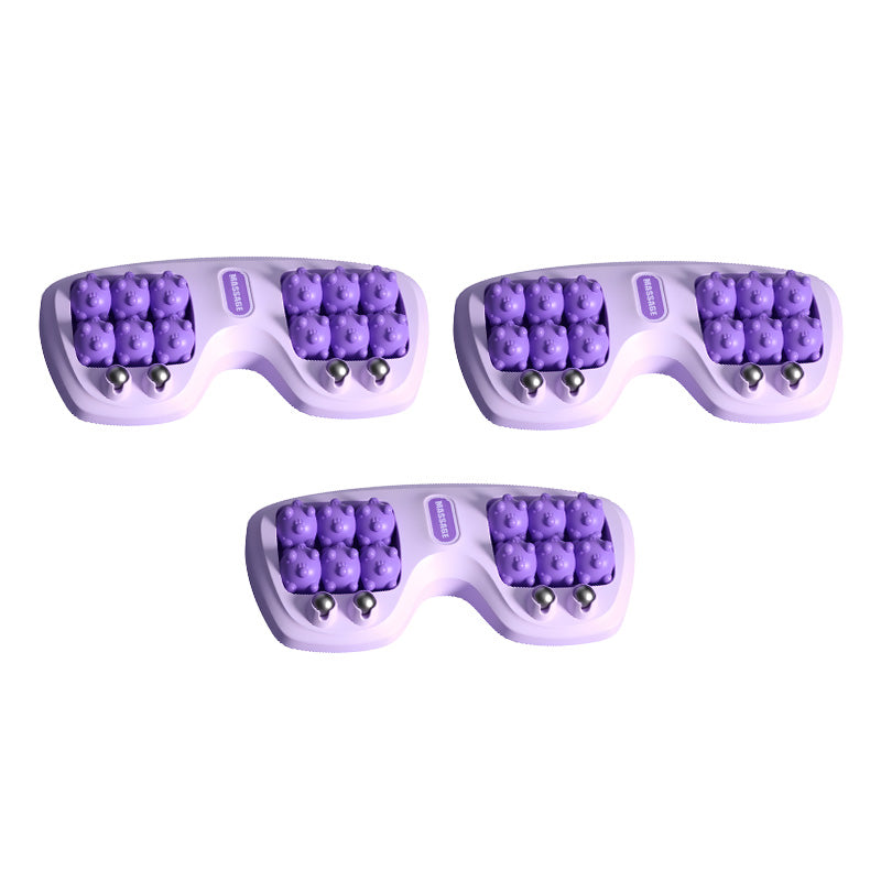 💜Tragbare Doppelfußmassagewalze💜