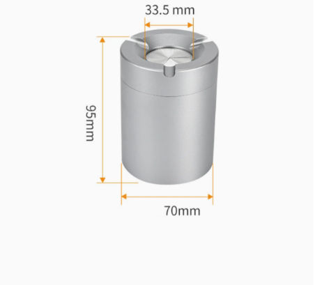 ✨✨360° Drehverschluss-Aschenbecher aus Edelstahl - Jetzt im Verkauf🚬🚬 Geruchsdicht & Mit Zigarettenhalter für Auto & Zuhause
