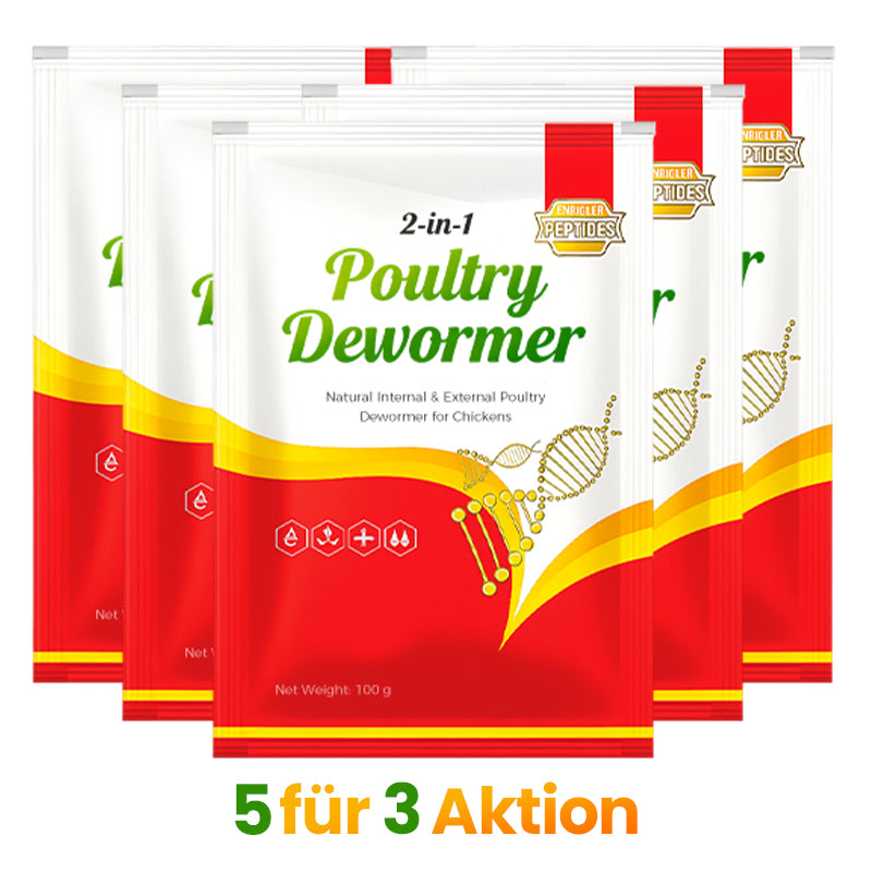 🐓Natürliches inneres und äußeres Entwurmungsmittel für Hühner