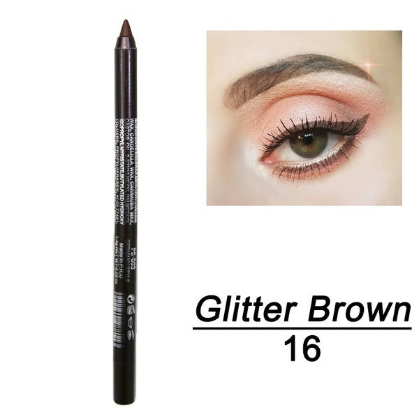 📢📢50% RABATT!!⏰24 Stunden lang anhaltender, wasserfester Farb-Eyeliner – 14 Farben, Perlmutt- und Matt-Finish, einfach anzuwenden🎨