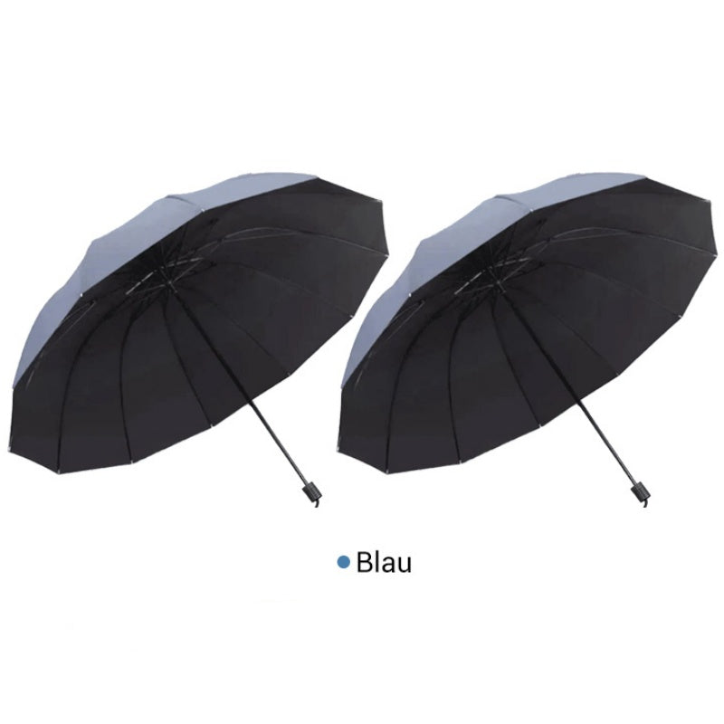 🌂55% Rabatt🔥Großer faltbarer Regenschirm mit 12 windfesten Speiche