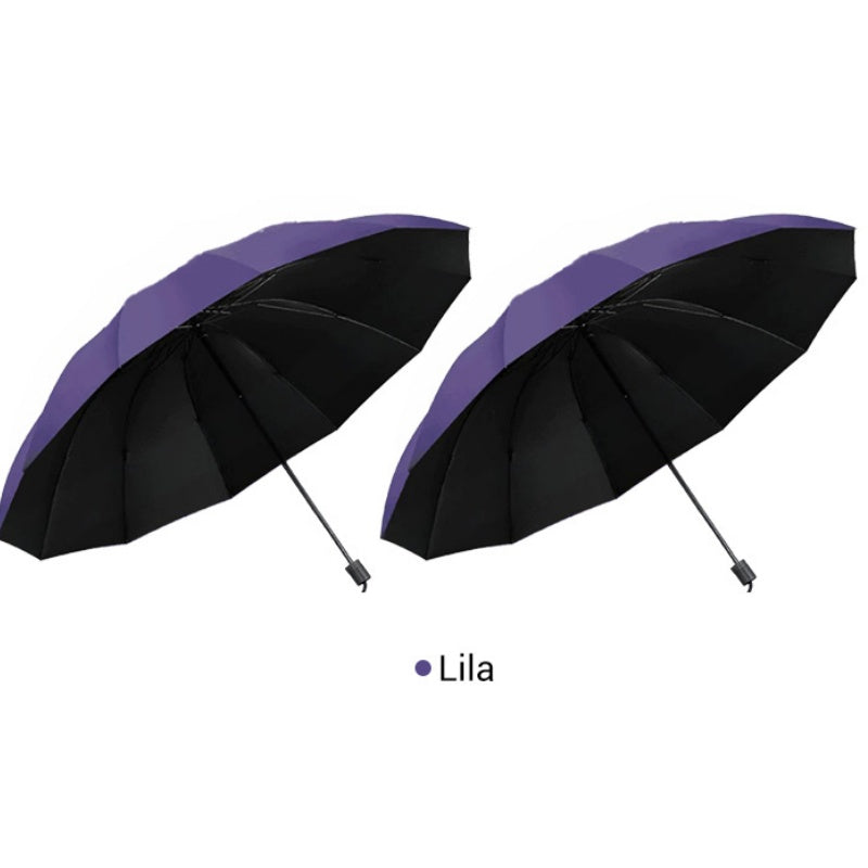 🌂55% Rabatt🔥Großer faltbarer Regenschirm mit 12 windfesten Speiche