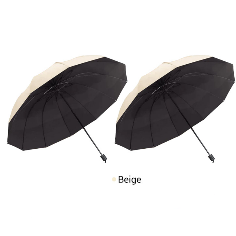 🌂55% Rabatt🔥Großer faltbarer Regenschirm mit 12 windfesten Speiche
