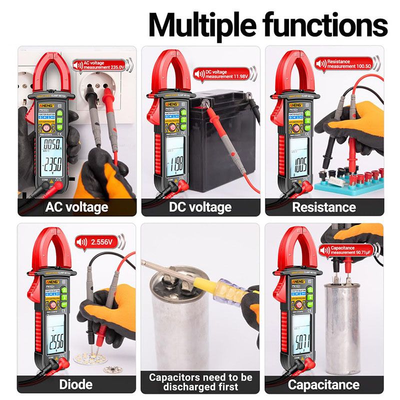 🔥Intelligentes sprachgesteuertes Klemm-Multimeter-Testgerät💥Befristetes Angebot: 50% Rabatt auf Bestellungen