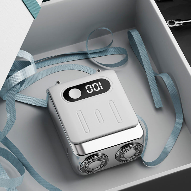 đ„New Hot Sellingâ€ïžâđ„ Tragbarer elektrischer Mini-Rotationsrasierer fĂŒr MĂ€nner