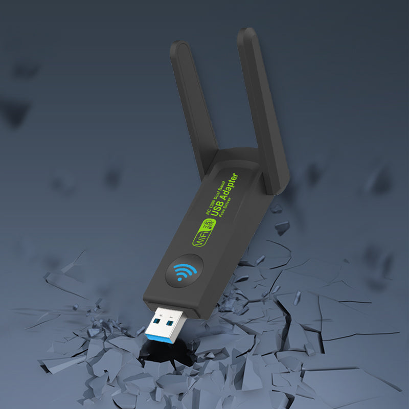 1300 Mbit/s USB-WLAN-Dualband-Netzwerkadapter für PC