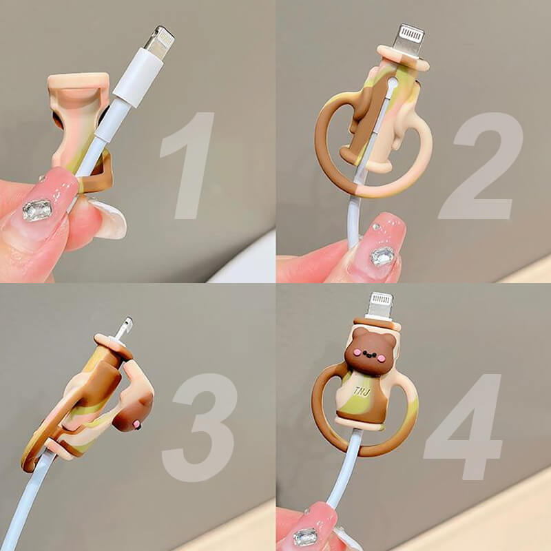 2in1 Kabel-Schutzhülle: Bruchsicher & stylisch ✨🌈