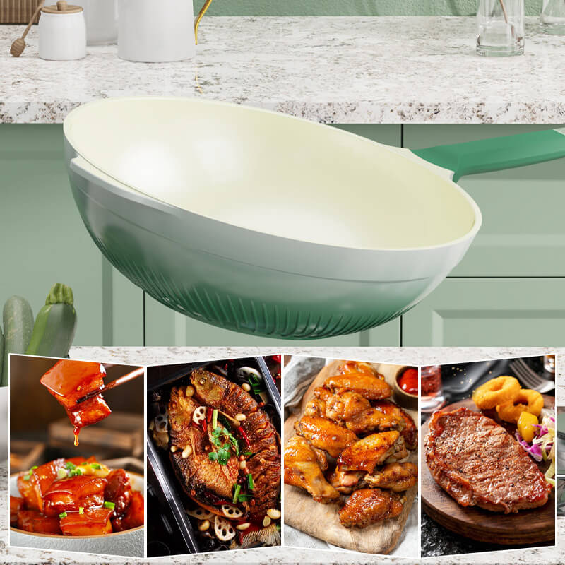 Nettes Geschenk*Antihaft-Kochgeschirr aus Ton-Aluminium-Druckguss