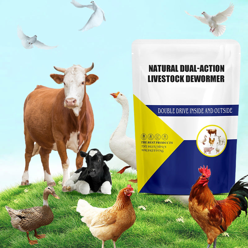Natürliches 🌿 Dual-Wirkung Entwurmungsmittel für Nutztiere ✅ 🐑🐄