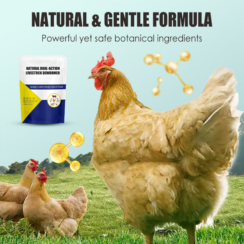Natürliches 🌿 Dual-Wirkung Entwurmungsmittel für Nutztiere ✅ 🐑🐄