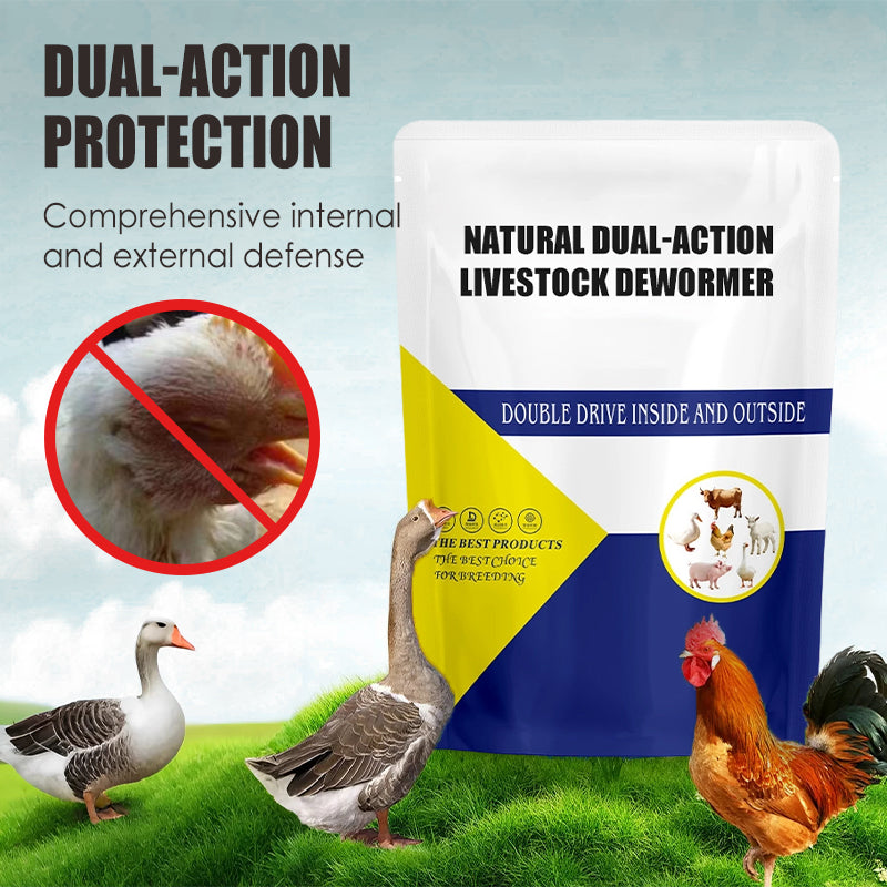 Natürliches 🌿 Dual-Wirkung Entwurmungsmittel für Nutztiere ✅ 🐑🐄