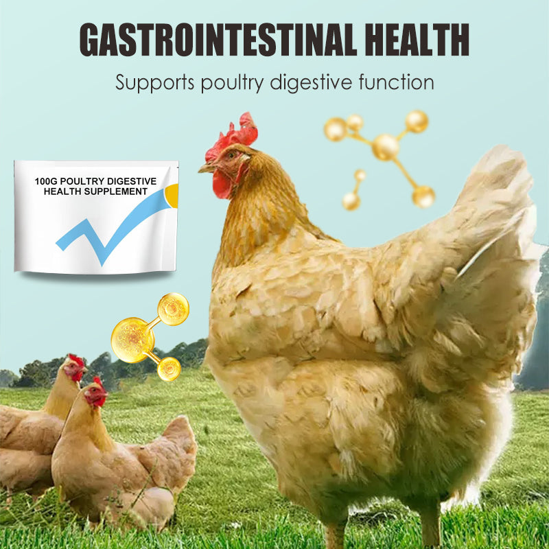 100 g Ergänzungsfuttermittel für die Verdauungsgesundheit von Geflügel