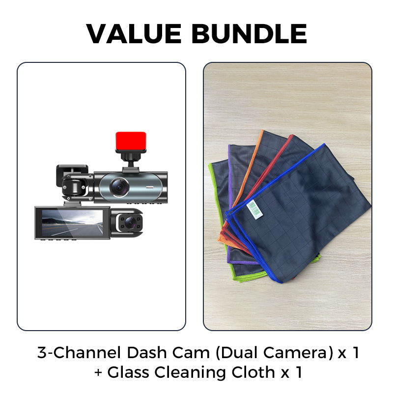 🔥 🔥 3-Kanal-1080P-Dashcam