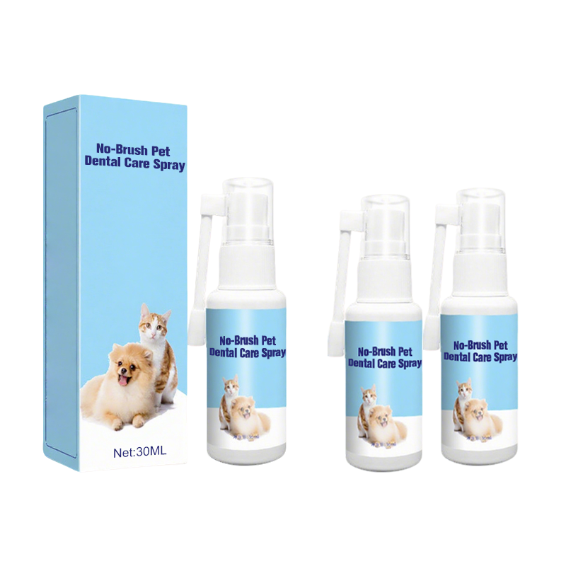 Zahnpflegespray für Haustiere ohne Bürste