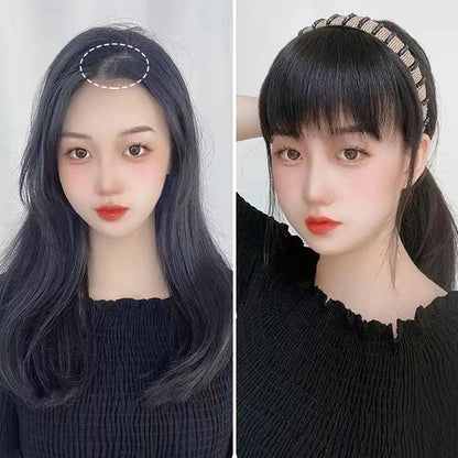 Kunsthaarfranse mit Haarband