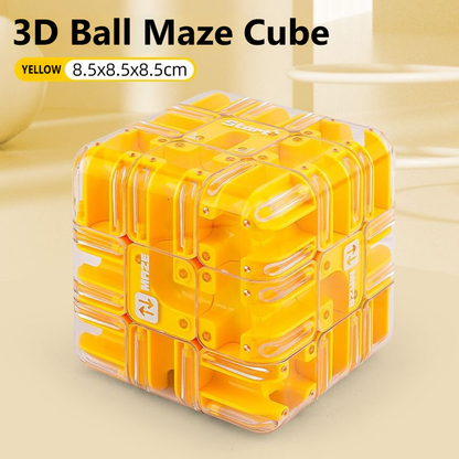 🧩 JETZT 50 % RABATT! ✨ Großes 3D-Labyrinth-Puzzle-Würfel – 120 herausfordernde Routen mit sanfter Drehung für die kognitive Entwicklung und Spaß 🧠🔛