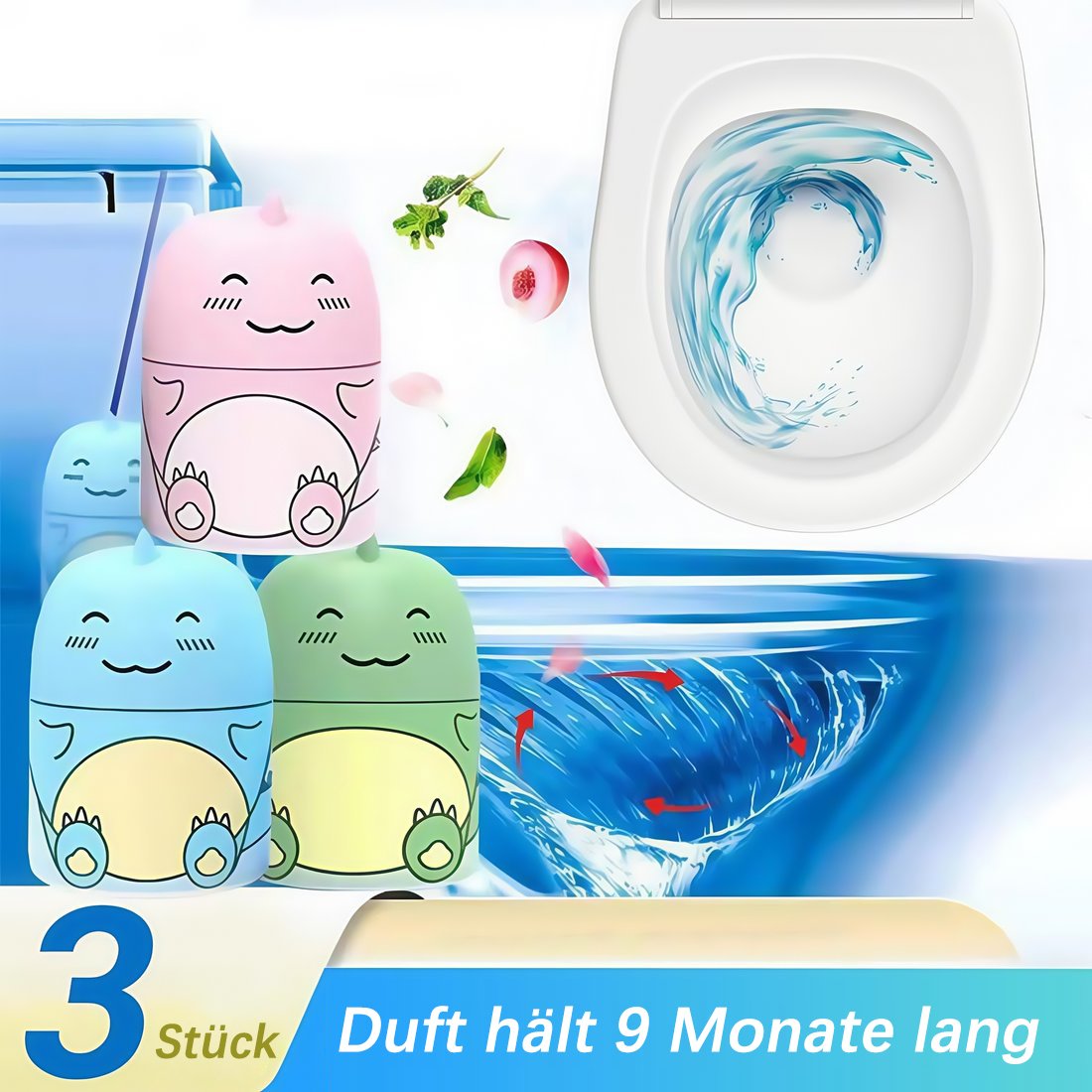 ✨ 2-in-1 WC-Reiniger & Lufterfrischer – Für ein strahlend sauberes Bad!🎄🎄