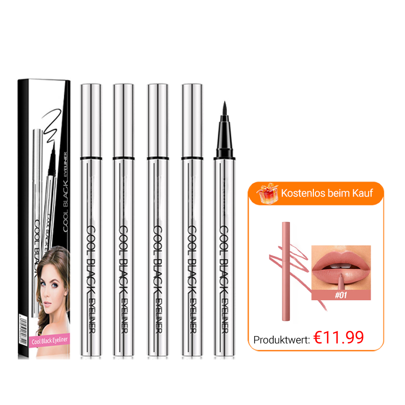✨ Wasserfester und wischfester Eyeliner – Präzision und tiefes Schwarz für 24 Stunden! ✨