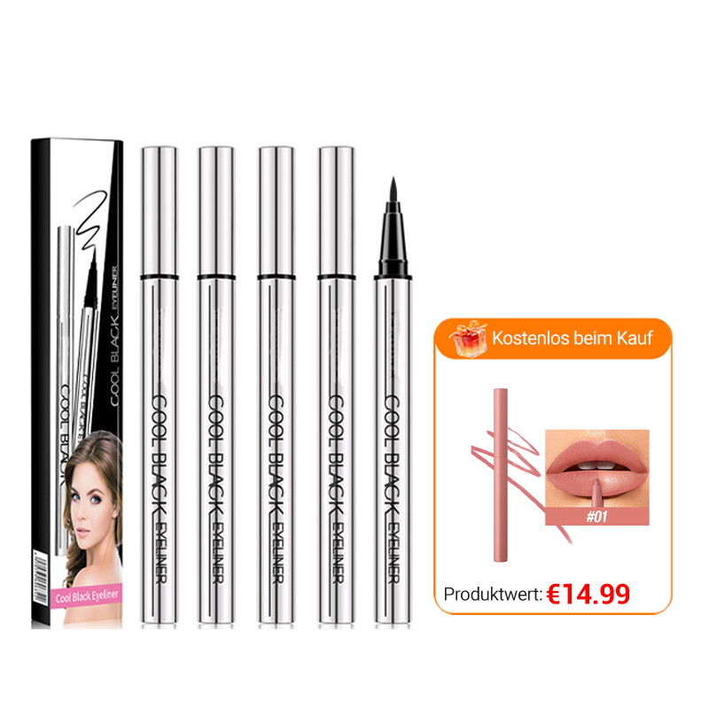 ✨ Wasserfester und wischfester Eyeliner – Präzision und tiefes Schwarz für 24 Stunden! ✨