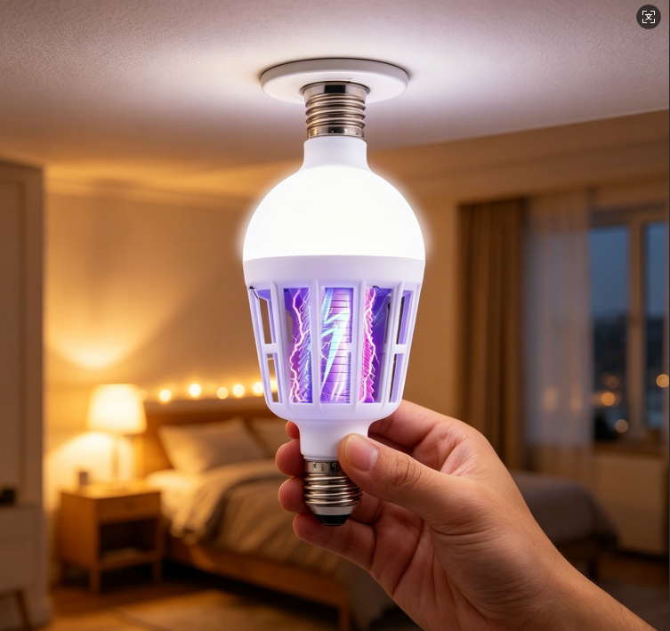 LED-Mückenvernichter-Glühbirne – E27-Schraubsockel, für den Innen- und Außenbereich
