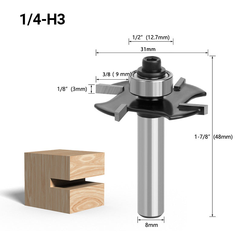 💥Vielseitiger Schlitzfräser Router Bi