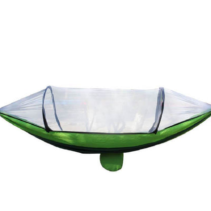 🛏️🏕️Vollautomatische Speed-Open-Hängematte mit Netz 🦟🔥 Sommer-Sale: Jetzt 50 % Rabatt! 🌿