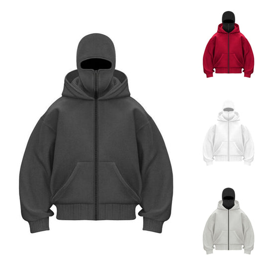 🔥 BLACK FRIDAY MEGA DEAL – 50 % RABATT! Ninja Zip-Up Hoodie für Damen & Herren – Styling & Funktionalität