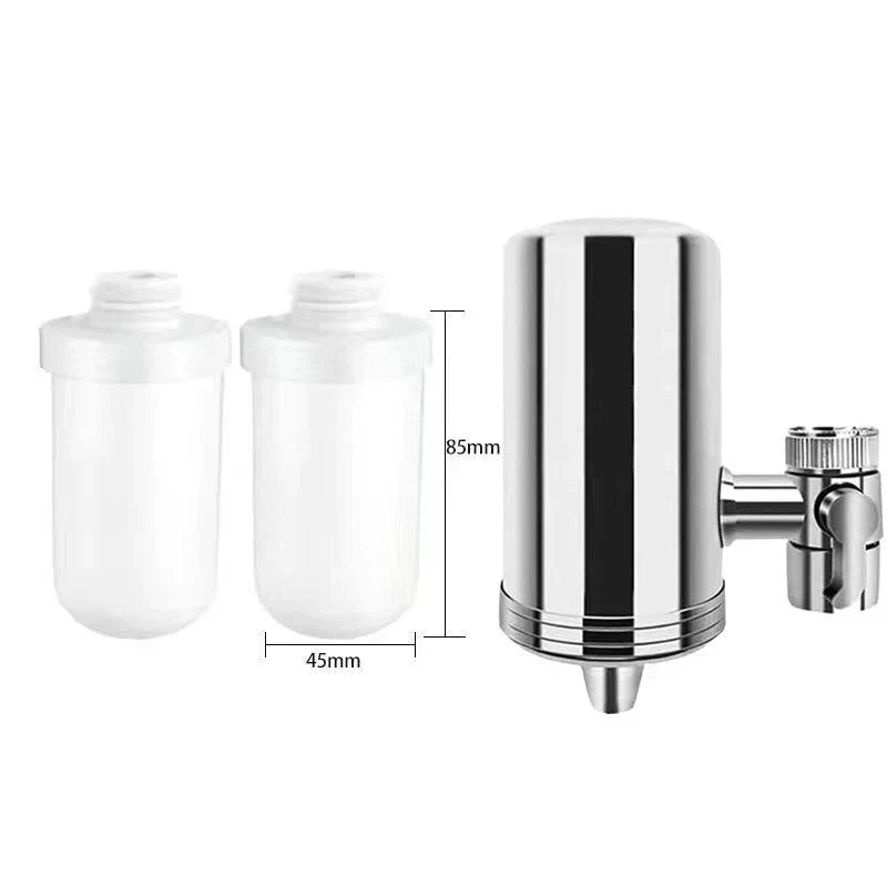 🔥 HOT SALE 50% OFF 🔥  Installationsfreier Edelstahl Haushalt Wasserhahn Wasserreiniger