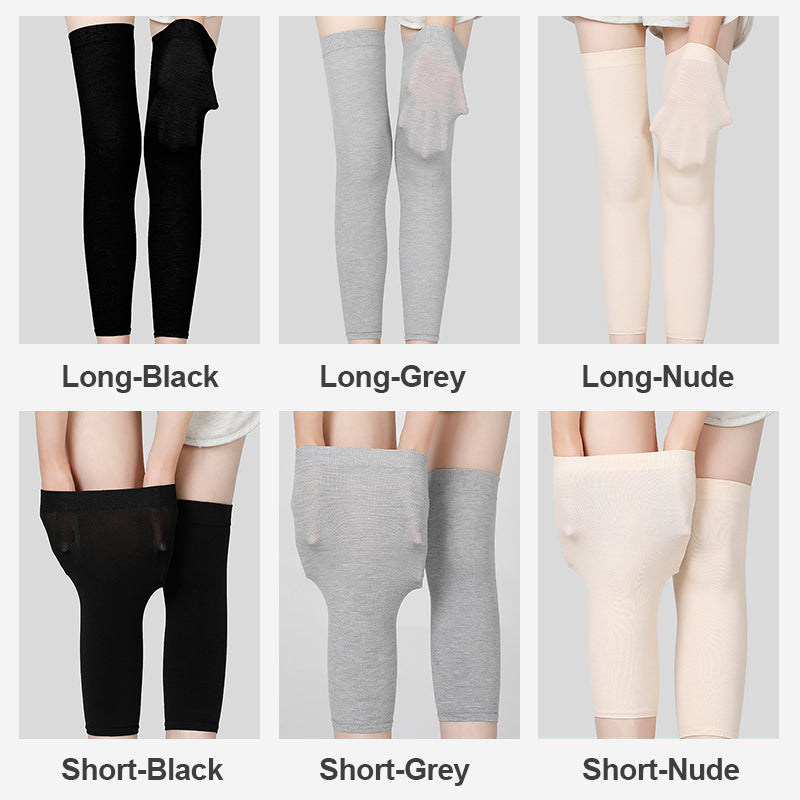 ✨ 2 Paar atmungsaktive Baumwoll-Kniepolster für Klimaanlagen & kühle Tage ✨