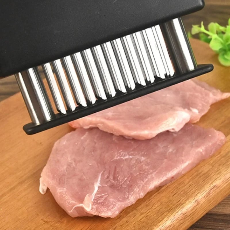 🔪Fleischklopfer mit 48 Messern aus Edelstahl