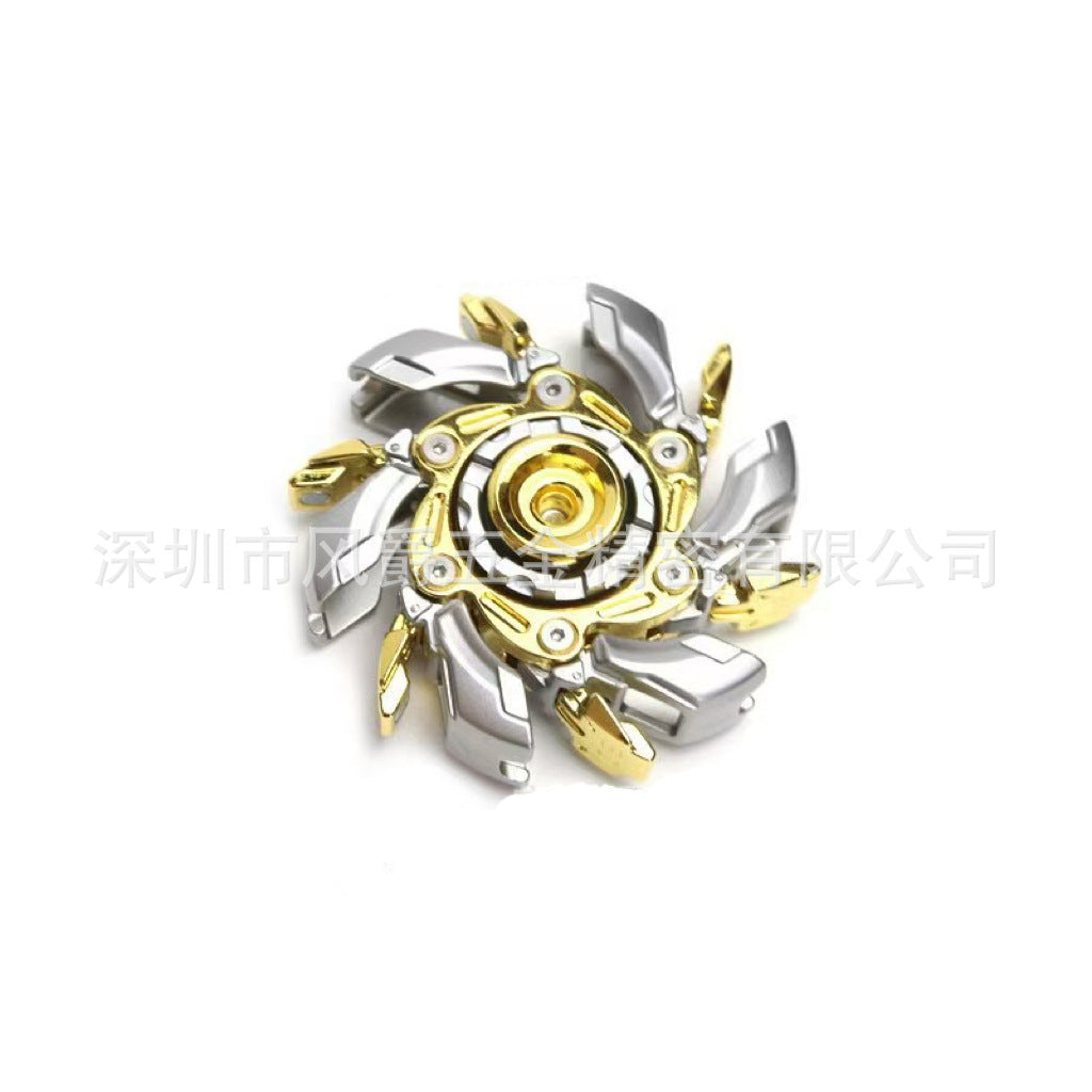🧘Kreativer Fidget-Slider mit offener Panzerung und Kreisel