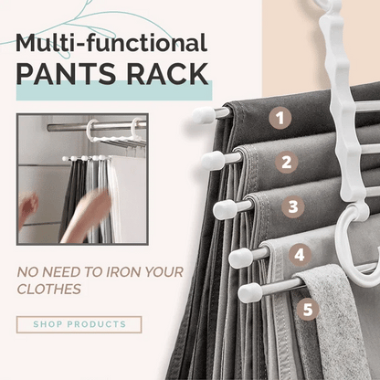 👖Kauf 5 und 3 gratis! ✨ Multifunktionaler Hosenhalter – Platzsparend und praktisch 🌟