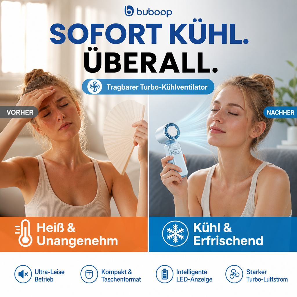 🌬️✨ 50 % Rabatt! Tragbare Mini-Handventilatoren mit präziser Geschwindigkeitsregelung, LED-Anzeige, handlichem Design und langer Akkulaufzeit – ideal für Reisen, Sommer, Konzerte und Pendelfahrten.