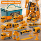 🏆️LIMITED SALE 49% OFF🏆️Magnetic Transform Engineering Car Assembled Toys