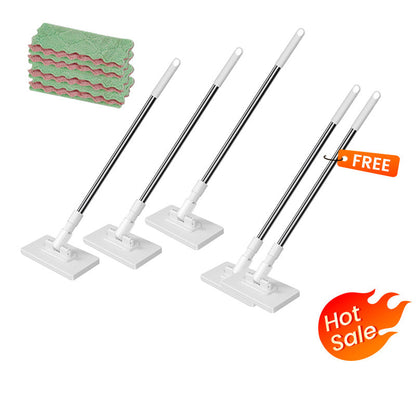 【🎁Limitiertes Angebot – 50% Rabatt!】🧹✨ Einweg-Staubmopp mit 4 wiederverwendbaren Bezügen – Praktisch und effektiv 💥🌟