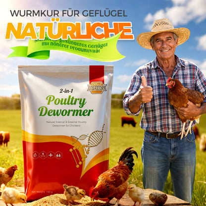 🐓Natürliches inneres und äußeres Entwurmungsmittel für Hühner