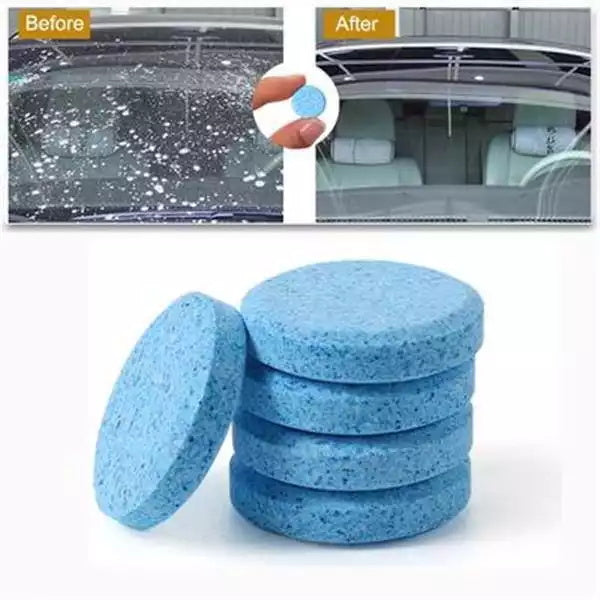 🚗💨Auto Glasreiniger Tabs – Konzentrierter Scheibenwischer Reiniger für Pflege und Reinigung🚗💦