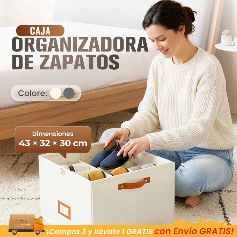 💥 Schuh-Organizer aus Stoff – platzsparende Aufbewahrungsbox – für bis zu 12 Paar Schuhe – ideal für Kleiderschränke, Flure & Reisen – schützt vor Staub & Schmutz