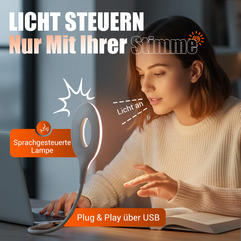Sprachgesteuerte LED-USB-Lampe