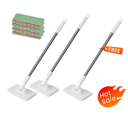 【🎁Limitiertes Angebot – 50% Rabatt!】🧹✨ Einweg-Staubmopp mit 4 wiederverwendbaren Bezügen – Praktisch und effektiv 💥🌟