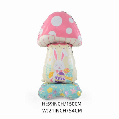 💎 OSTER-FRÜHBUCHER-SALE! 💎 Riesen 3D-Steh-Hase-Ballon – Selbststehend, Wiederverwendbar & Farbenfroh für Festliche Osterstimmung 🐰🎈