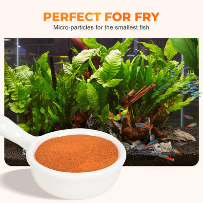 🎄 Entkapselte Salinenkrebs-Eier als Fischfutter 🎁 (Zum sofortigen Verzehr für Ihre Fische!) ❄️🐟