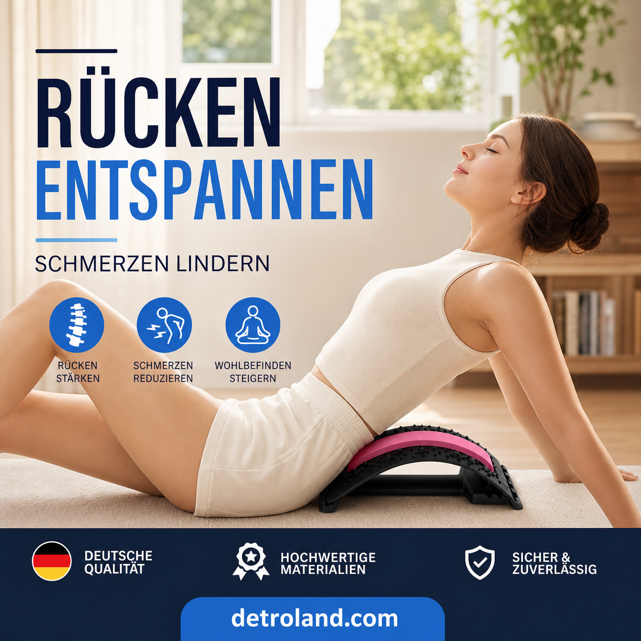 Magnetischer Massage- und Dehnungsapparat mit Rich-Text-Editor✨