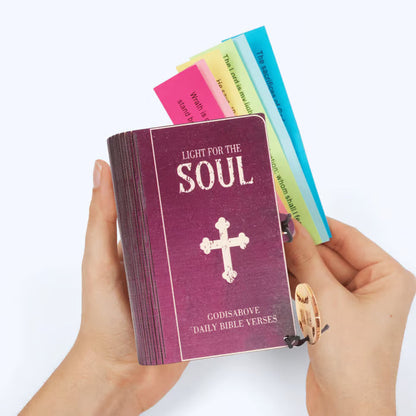 🔥Zeitlich begrenzter Rabatt🎁 ✝️Handgefertigte Holzkiste mit Bibelversen – Tägliche Bibelverse (🎁 Eine Erinnerung an Gottes Worte💖)